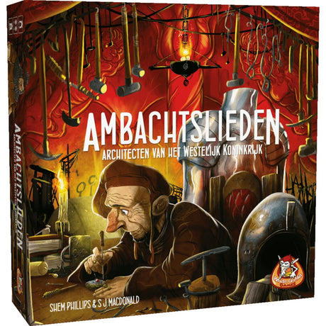 Jeux de gobelins blancs architectes du royaume d'ouest : jeu de société des artisans (néerlandais, extension, 1 à 6 joueurs, 90 minutes, à partir de 12 ans)