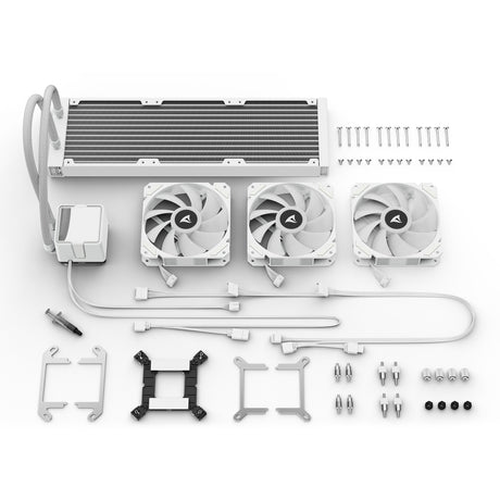 Refroidissement par eau Sharkoon s60 argb (blanc, pwm 4 broches)