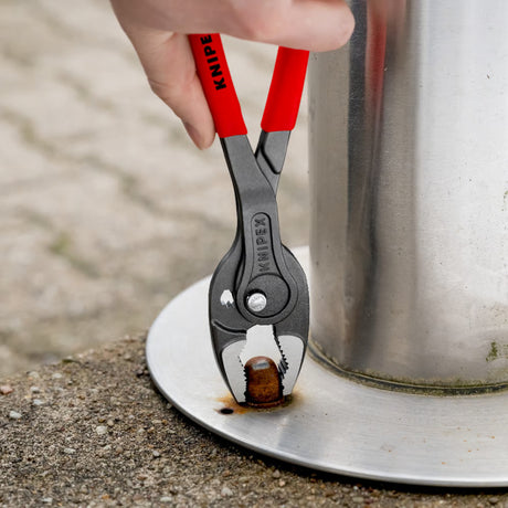 Knipex twingrip, pince à prise frontale et latérale (rouge)