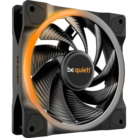 Soyez silencieux! Light Wings PWM Ventilateur de boîtier RVB haute vitesse (noir, 120 x 120 x 25 mm)
