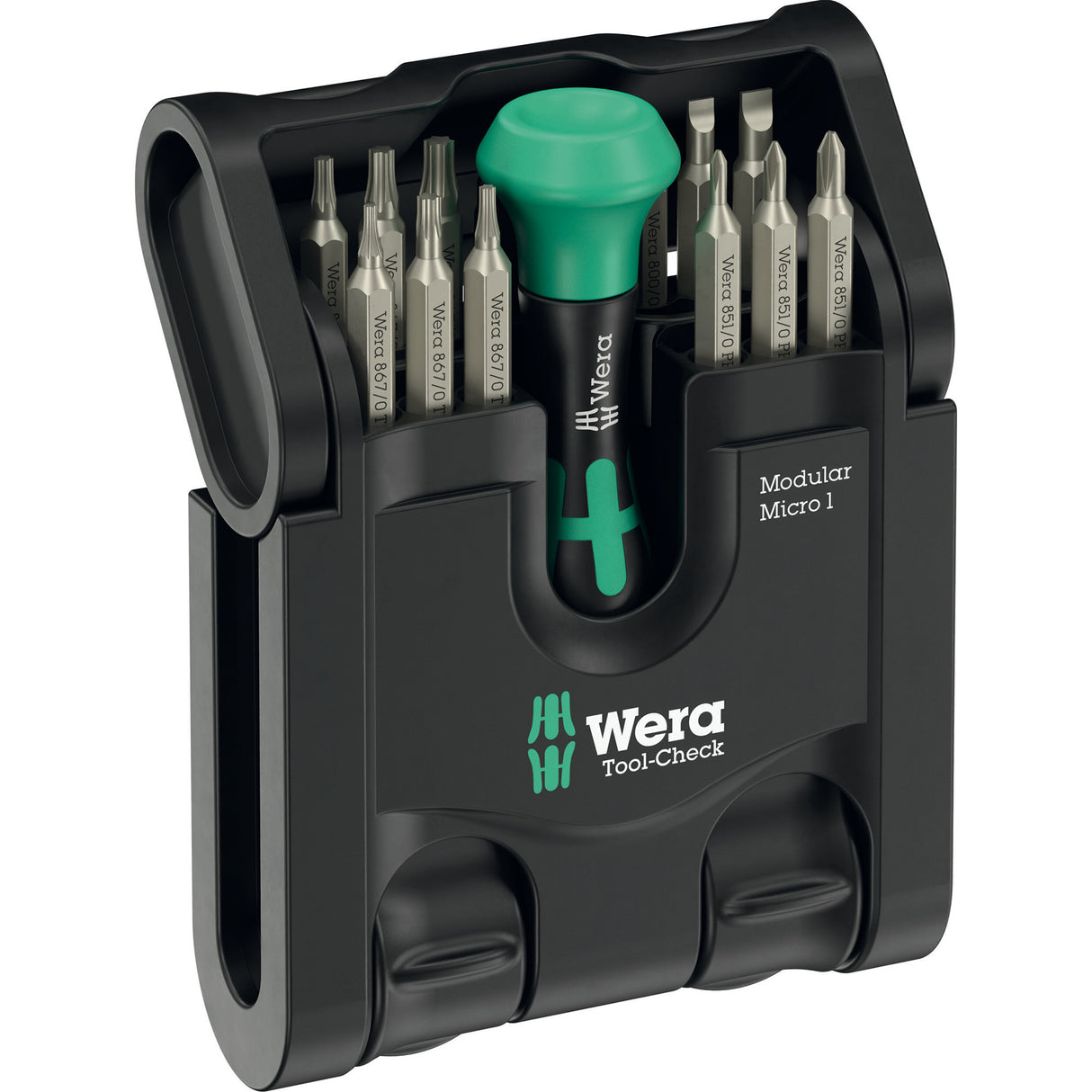 Wera Tool-Check Modular Set Imperial 1, jeu d'embouts 50 pièces (noir vert)