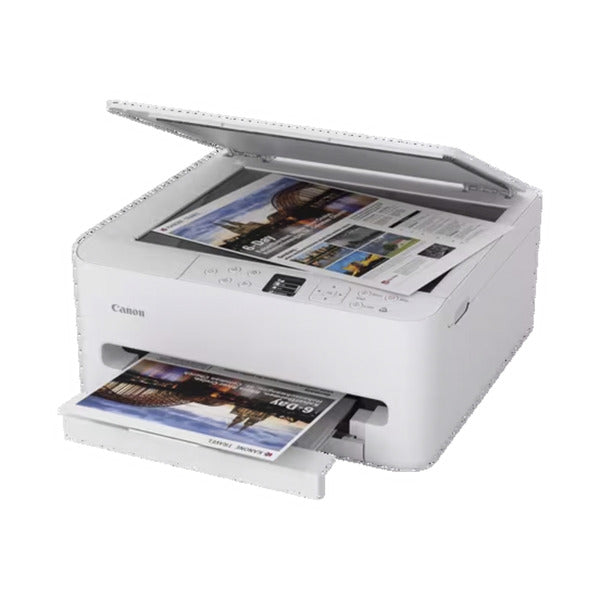 Imprimante jet d'encre tout-en-un Canon pixma ts6550i (blanc, USB, WLAN, numérisation, copie)