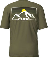 Cube lever du soleil - t-shirt