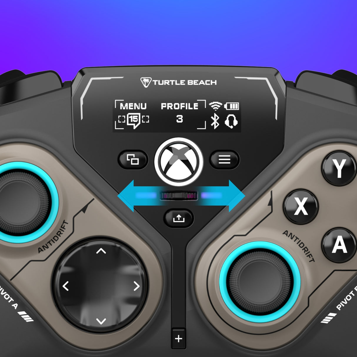 Contrôleur intelligent sans fil Turtle Beach Stealth Pivot (noir, Bluetooth USB 2,4 GHz, PC, Xbox, Android)