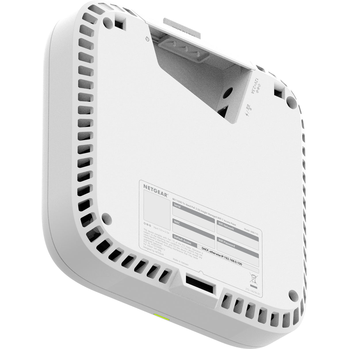 Point d'accès Wi-Fi 7 gérable Netgear wbe710 Insight