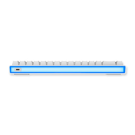 Mchose ace 68 air hall effect clavier de jeu à commutateur magnétique (blanc, disposition américaine (qwerty), dieu magnétique kailh, 65%, rvb, échange à chaud, touches pbt, usb-c, capteur à effet hall)