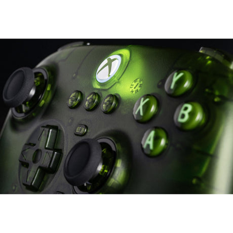 Contrôleur 8bitdo Ultimate 3 modes pour Xbox (vert transparent, Xbox Series X|s, Xbox One, PC, Bluetooth USB-C 2,4 GHz)