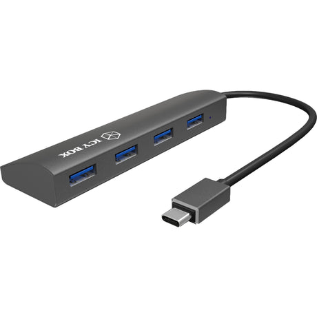 Icy box ib-ac6405-c hub usb (anthracite, hub usb type-c)