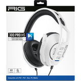 Nacon rig 300 pro hs casque de jeu supra-auriculaire (blanc, playstation 4, playstation 5, xbox, nintendo switch, pc)