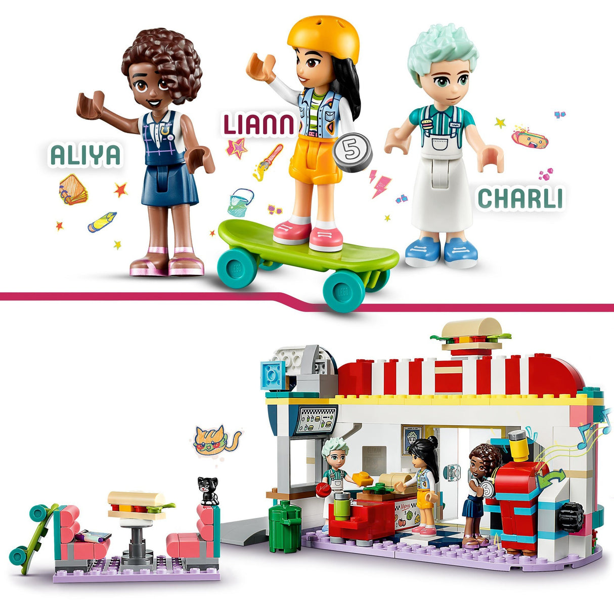 LEGO LEGO Friends 41728 Restaurant du cœur dans la ville