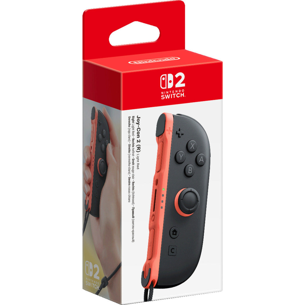 Nintendo joy-con 2 - manette de jeu droite (noir clair rouge)