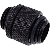 Alphacool eiszapfen double mamelon rotatif g1 4 ag vers g1 4 ag connexion (noir)