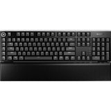 Soyez silencieux! Clavier de jeu mécanique RVB linéaire silencieux à montage léger (noir, disposition américaine (qwerty), linéaire silencieux, 100 %, argb, touches pbt à double prise)