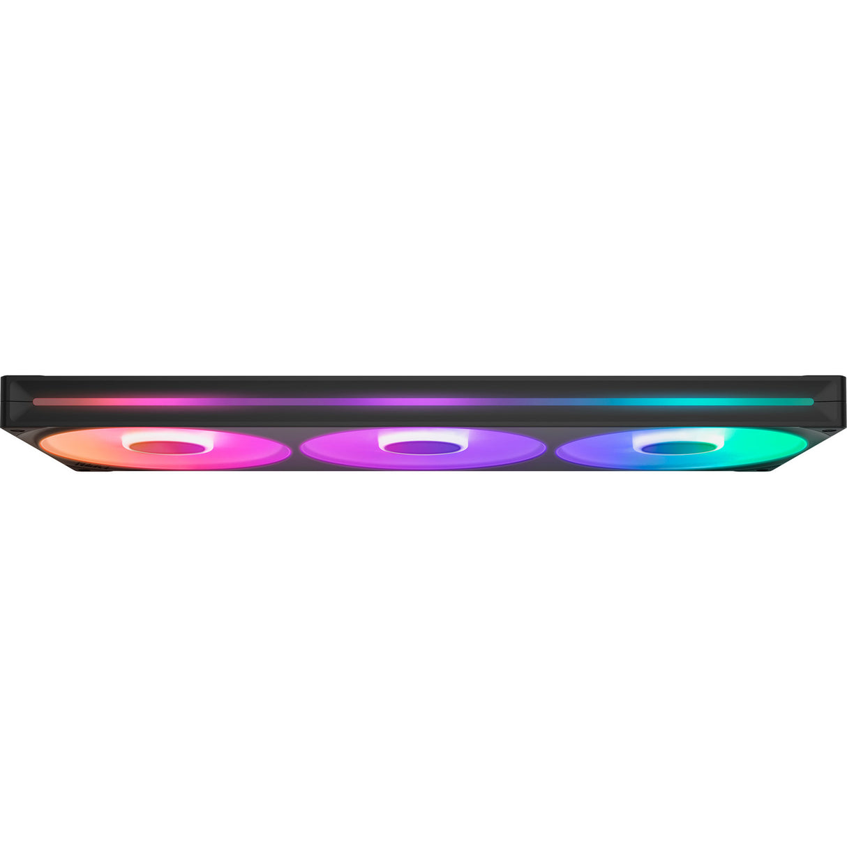 Nzxt f420 rgb core ventilateurs de boîtier (noir, 3 pièces, 420 x 140 x 26 mm)