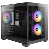 Boîtier mini tour Antec cx600m argb (noir | 3x usb-a | verre trempé)
