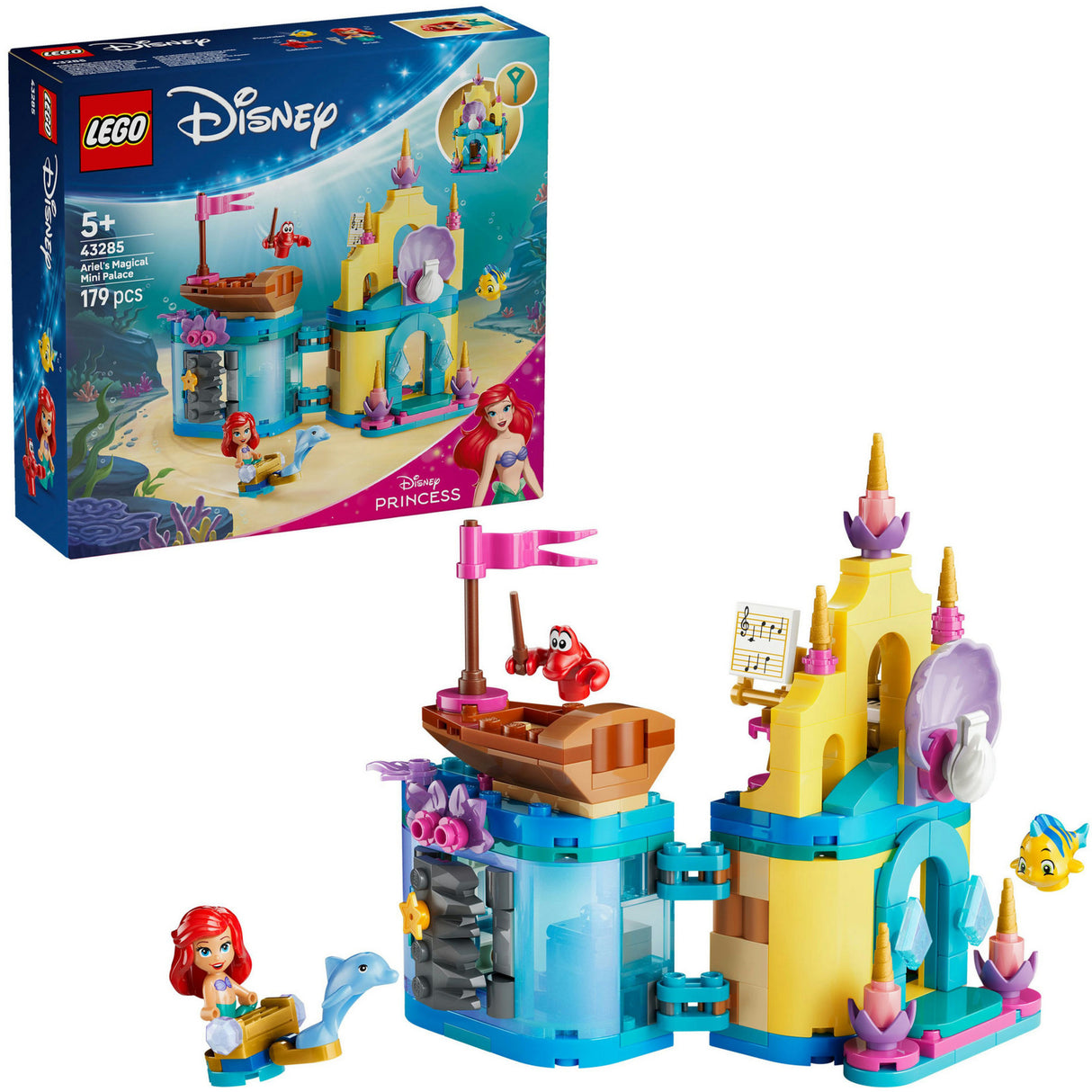 Lego Disney Princess 43285 Le mini palais magique d'Ariel