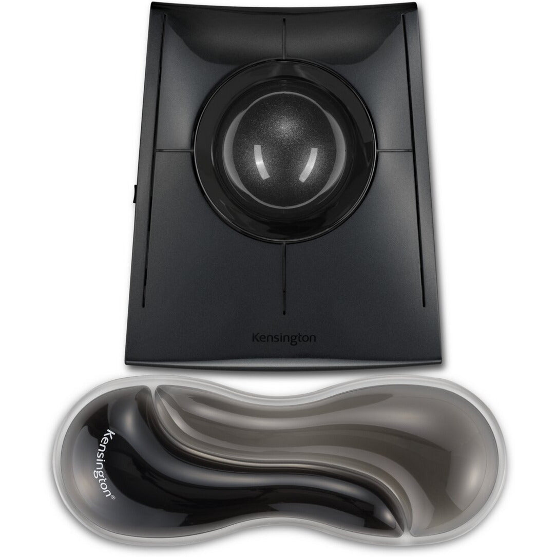 Kensington slim duo gel souris trackball repose-poignet repose-poignet (gris noir)