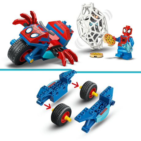Lego Marvel 11206 Spidey sur sa moto contre rhinocéros