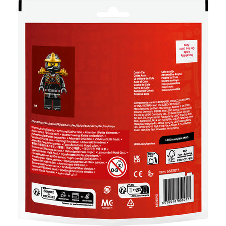 Lego 30723 sac La voiture de Ninja Cole | 10 pièces