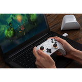 Contrôleur Bluetooth 8bitdo Ultimate 2 (blanc, PC, Switch 2, Bluetooth USB-C 2,4 GHz)
