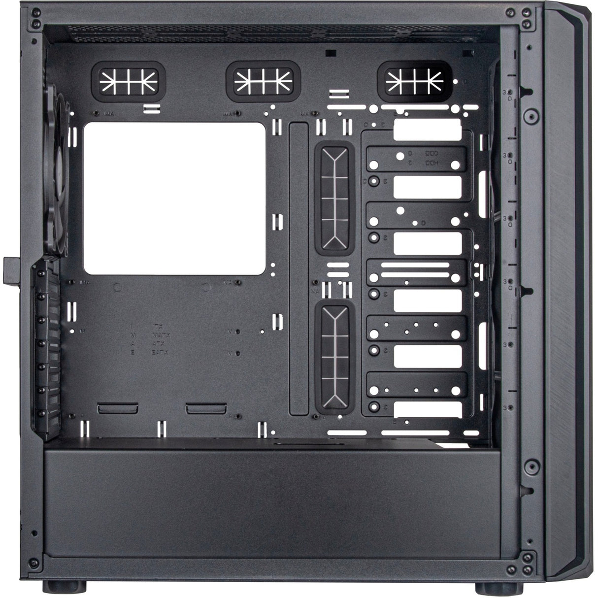 Boîtier tour midi Silverstone sst-sed1-b (noir | 2x USB-A | 1x USB-C)