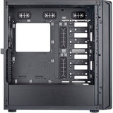 Boîtier tour midi Silverstone sst-sed1-b (noir | 2x USB-A | 1x USB-C)