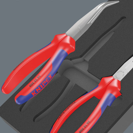 Wera 9781 insert en caoutchouc mousse avec jeu de pinces Knipex 2, 3 pièces - 05150181001