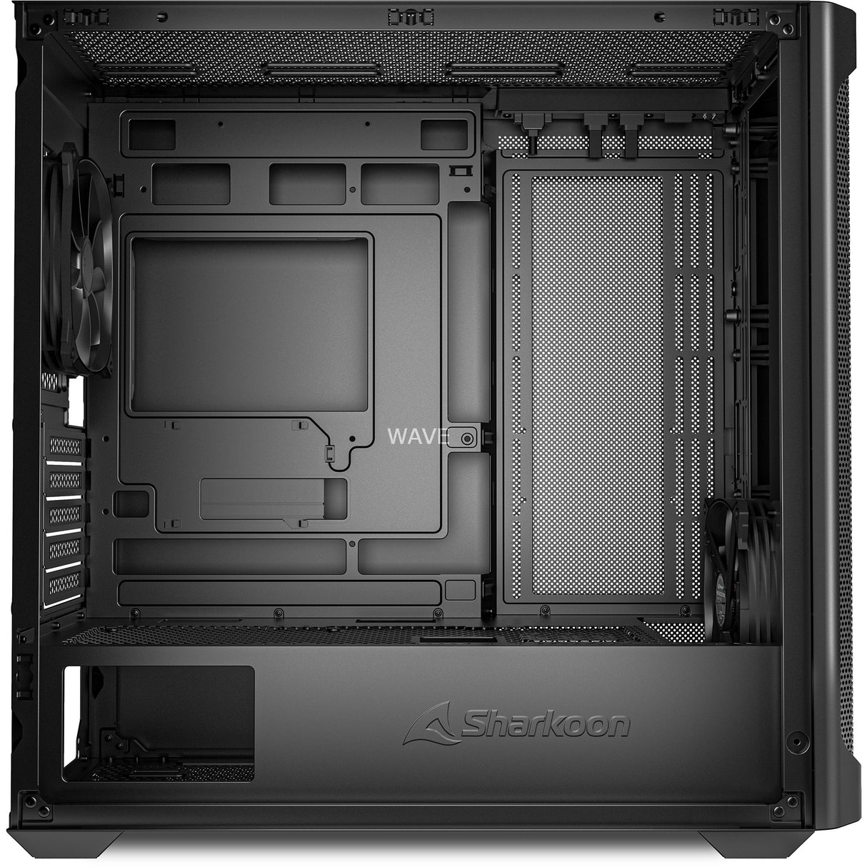 Boîtier mini tour Sharkoon mk4 rgb strip (noir | 2x usb-a | 1x usb-c | rgb)