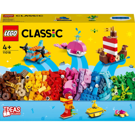 Lego classic - jouets de construction créatifs amusants en mer (11018)