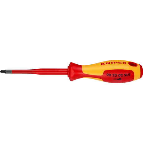 Tournevis Knipex (intelligent) plus-moins pz2 (rouge jaune)