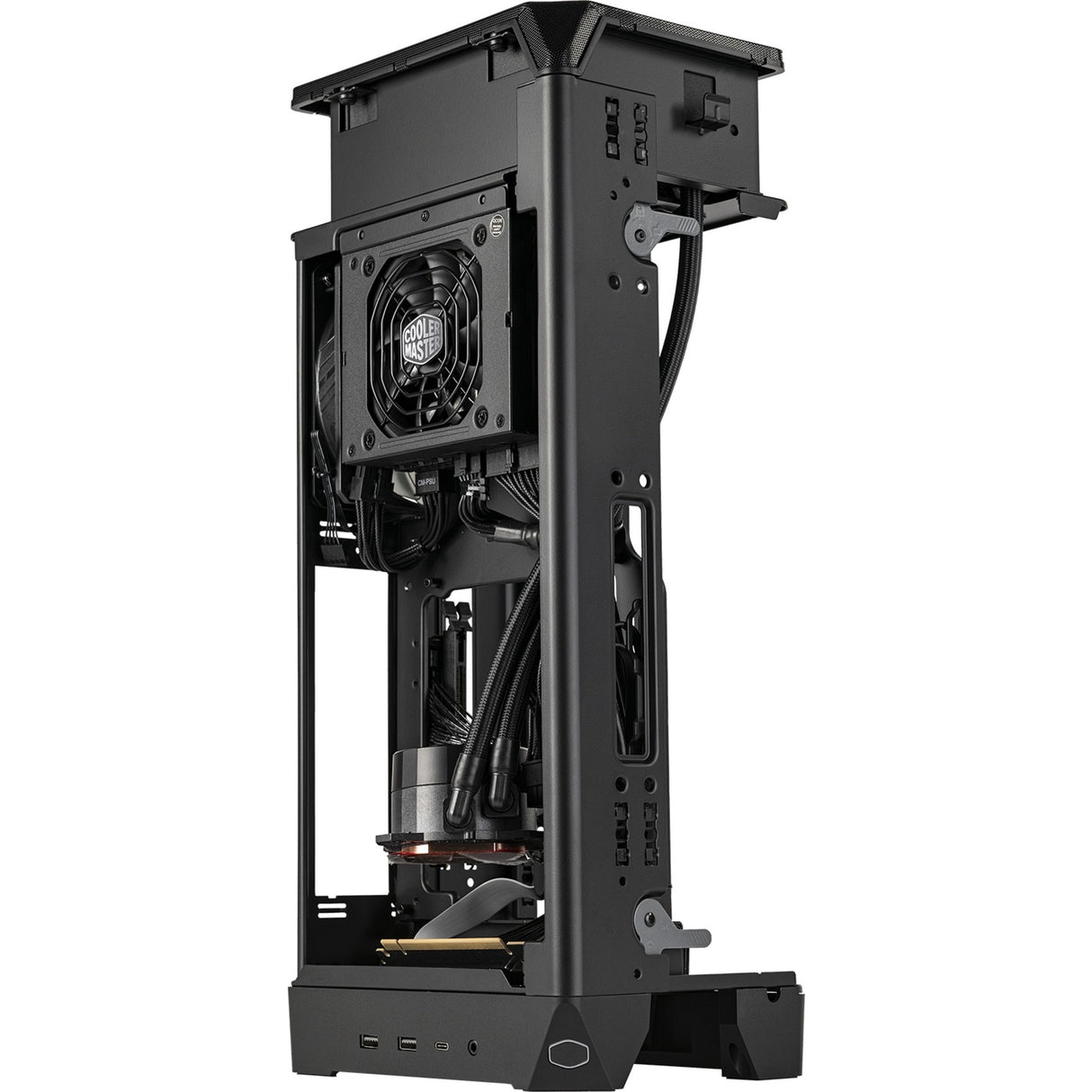 Boîtier mini tour Cooler master ncore 100 max (gris foncé | 2x USB-A | 1x USB-C)