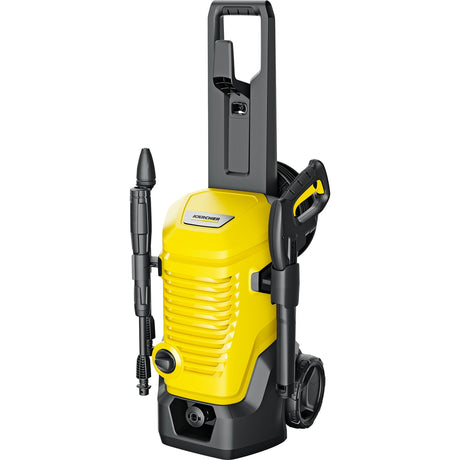 Nettoyeur haute pression Kärcher k 4 wcm premium (jaune noir, avec nettoyeur haute pression et enrouleur de tuyau)