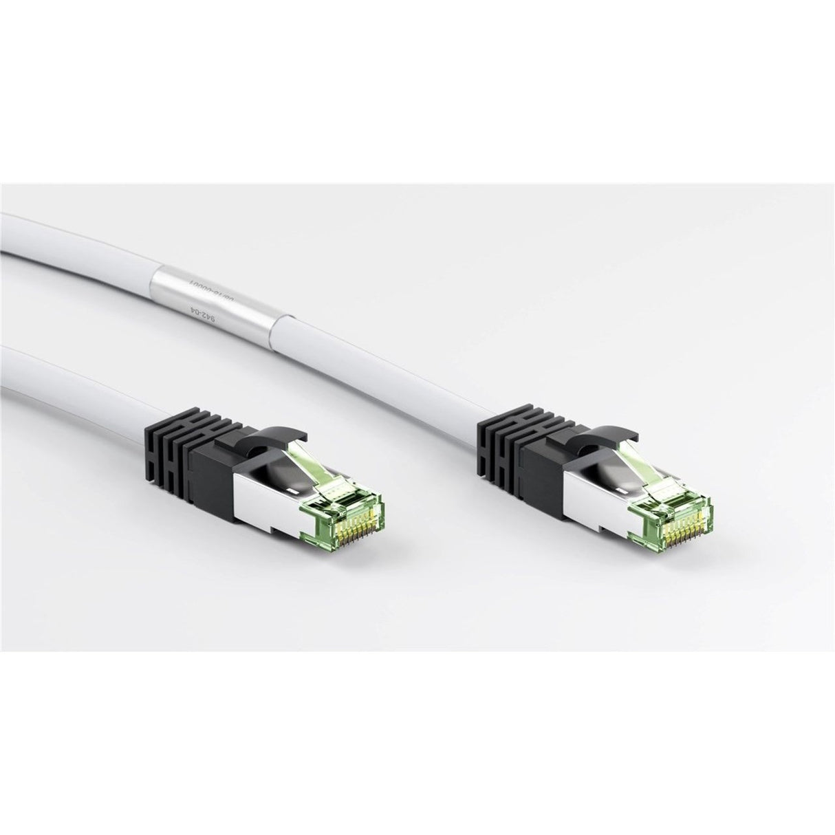 Câble réseau Goobay cat.8.1 s ftp (blanc, 0,5 mètres)