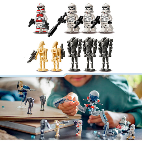 Pack de combat Lego Star Wars Clone Trooper™ Battle Droid™ - 75372