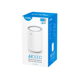 Cudy ax3000 2,5 g système Wi-Fi 6 maillé (paquet de 1) routeur maillé (blanc)