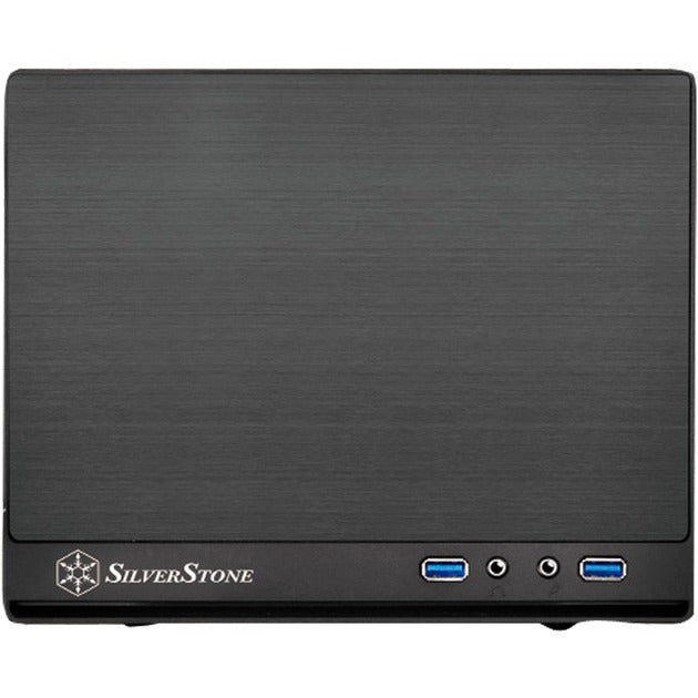 Boîtier mini-tour Silverstone SG13B-Q (noir | 2x USB-A)