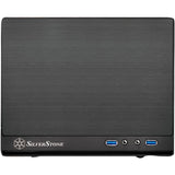 Boîtier mini-tour Silverstone SG13B-Q (noir | 2x USB-A)