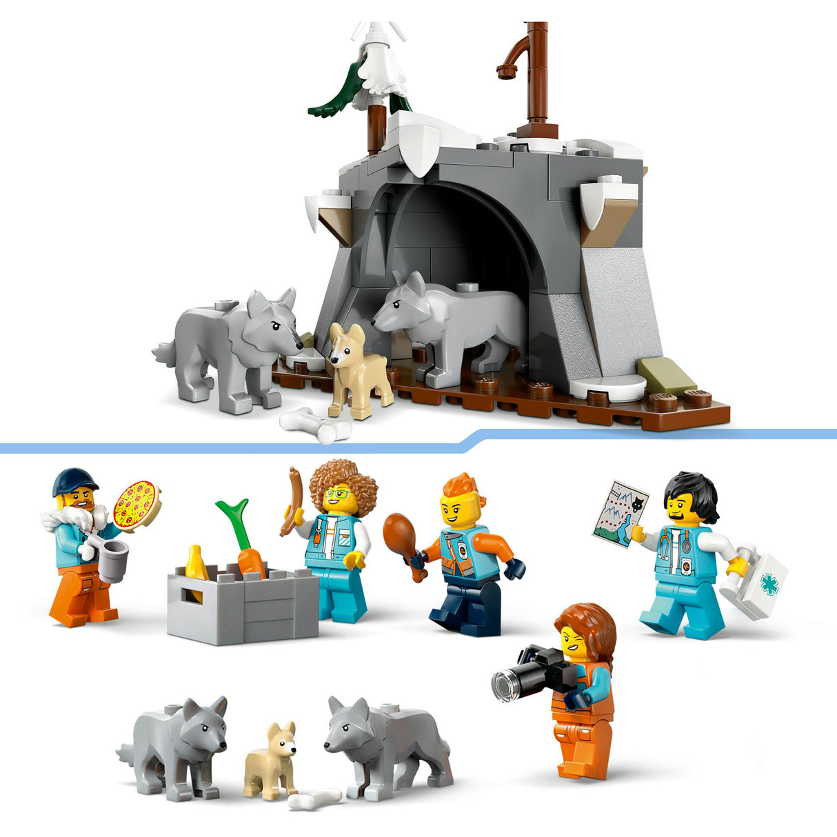 Lego 60471 Le camion laboratoire d'exploration de la ville au pôle Nord