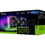 Pny geforce rtx 5070 argb oc grafische kaart (dlss 4, 3x displayport, 1x hdmi 2.1)