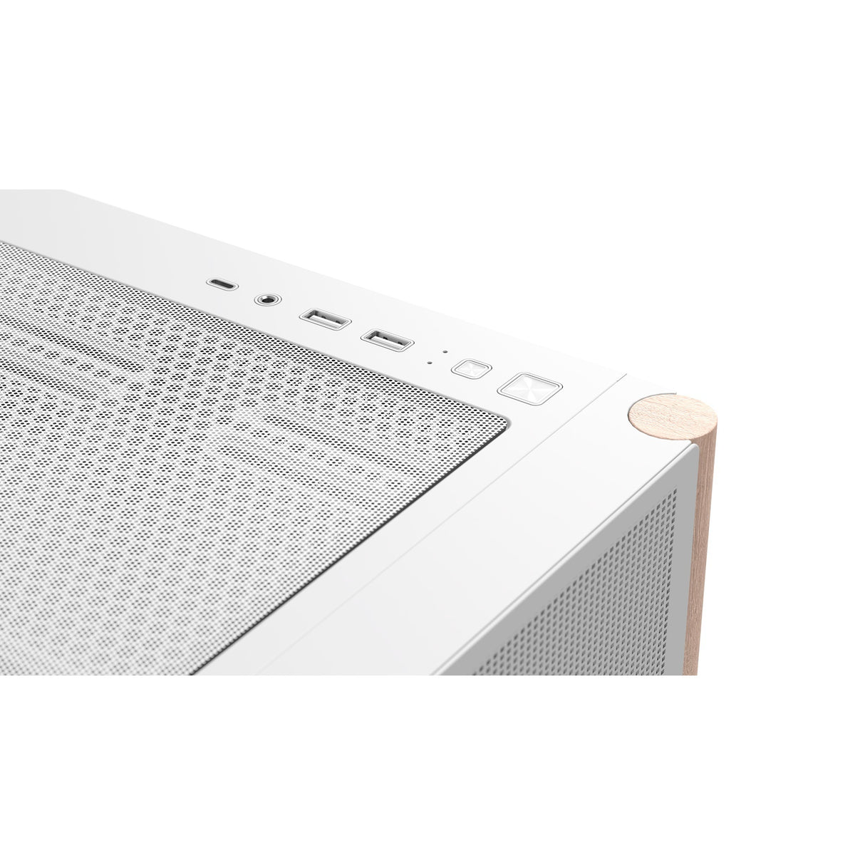 Boîtier mini tour Aerocool b301a (blanc | 1x USB-A | 1x USB-C | RVB)