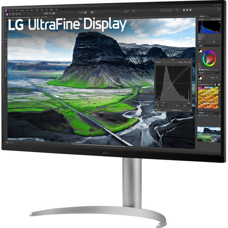 Moniteur LG Ultrafine 32UQ850V-W 31,5 4K UHD (blanc, 2x HDMI, Display Port, 2x USB-A, USB-B, USB-C)