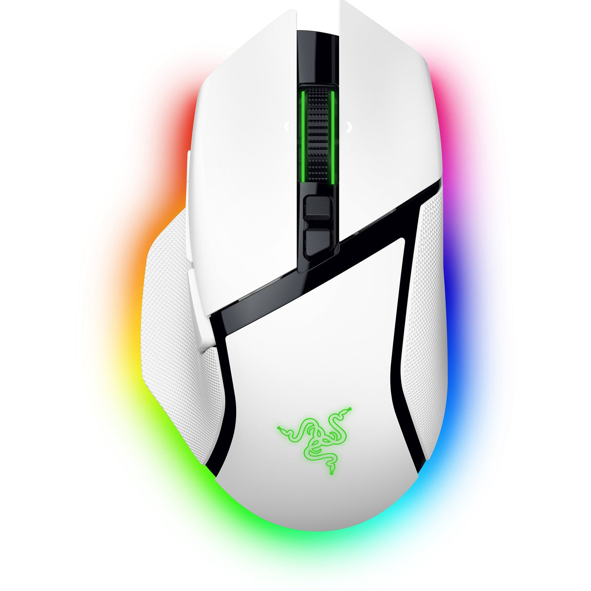 Souris de jeu Razer Basilisk v3 pro (blanc, USB Bluetooth hyperspeed sans fil, 30 000 dpi, chroma RVB)