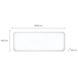 Panneau chauffant wifi Mill steel pa1300wifi4, convecteur 1300 watts (blanc, wifi 2,4 ghz (wifi 6), bluetooth 5.2, zigbee 3.0 + app)