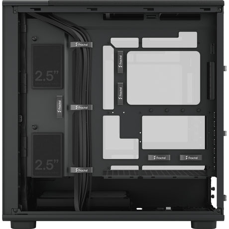 Fractal design époque xl tg rgb boîtier tour midi (noir | 2x usb-a | 1x usb-c | rgb | verre trempé)