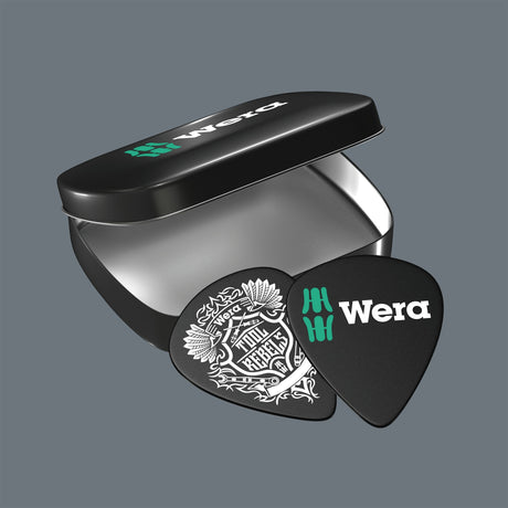 Wera 9100 kit de réparation de guitare, jeu d'outils 27 pièces (noir)