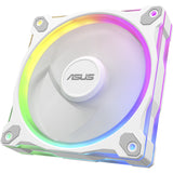 Asus prime mr120 argb reverse fan - triple pack ventilateurs de boîtier (blanc, 3 pièces, 120 x 120 x 28 mm, 3 pièces)