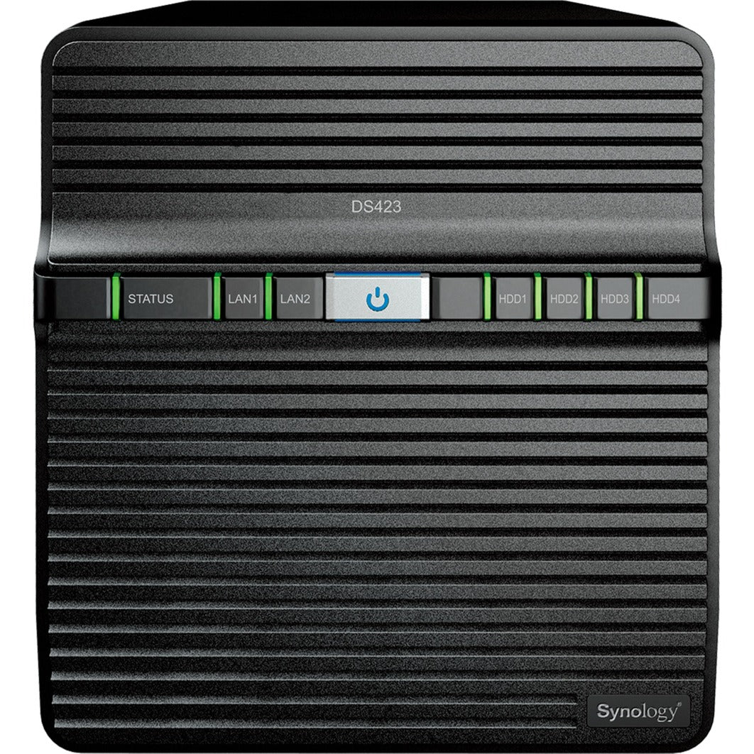 Synology diskstation ds423 nas (noir, 2x rj-45, 2x usb-a 3.2 (5 gbit s))