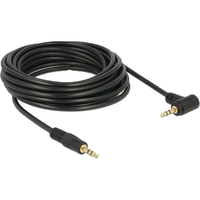 Delock Câble 3,5 mm mâle > 3,5 mm mâle (noir, 5 mètres)