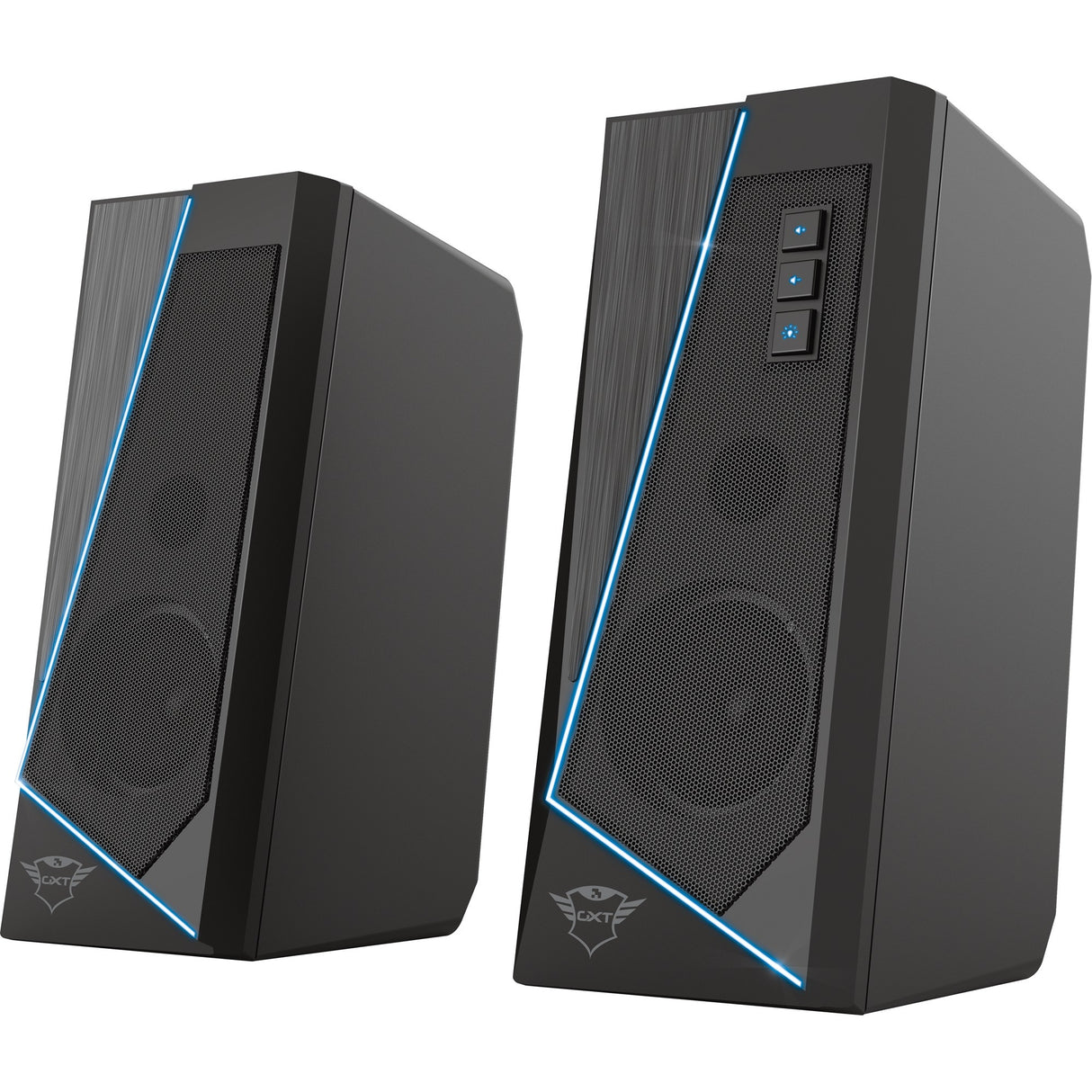 Trust GXT 609 Zoxa ensemble d'enceintes éclairées RVB Enceinte PC (noir, LED RVB)