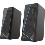 Trust GXT 609 Zoxa ensemble d'enceintes éclairées RVB Enceinte PC (noir, LED RVB)